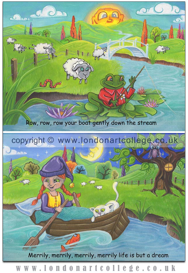 Row, Row Row your boat story....