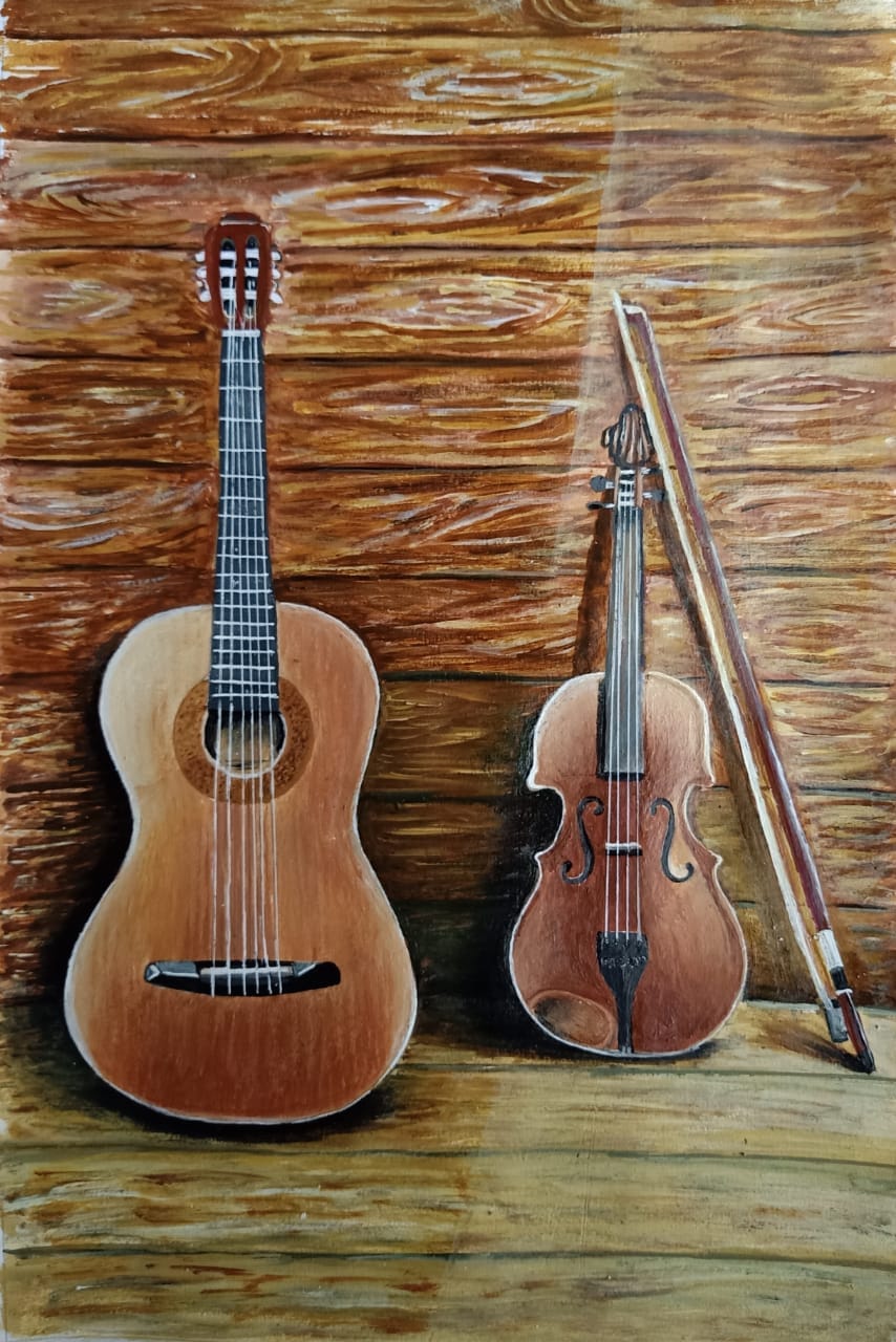Weekend Artist Instrument Weekend Art Challenge - Musical Instruments