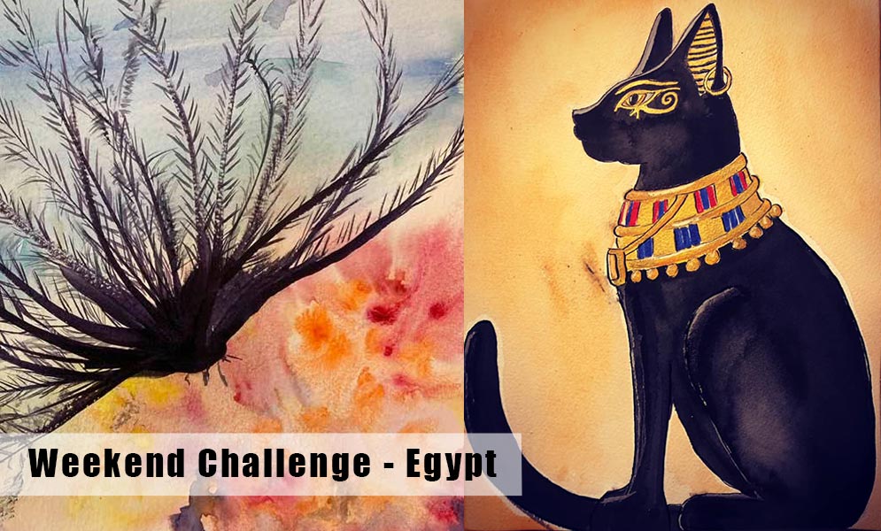 Weekend Art Challenge – Egypt