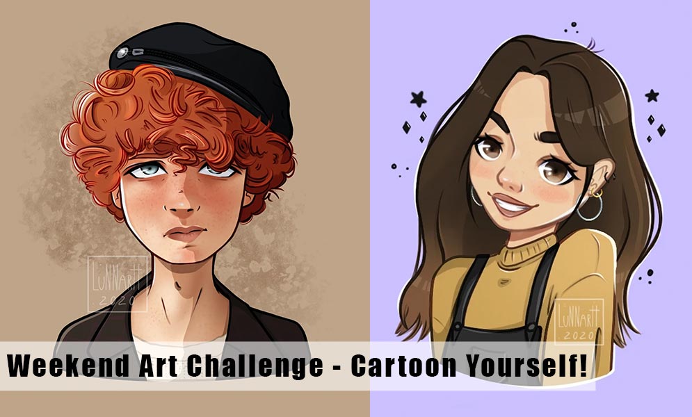 Weekend Art Challenge – Cartoon Yourself!
