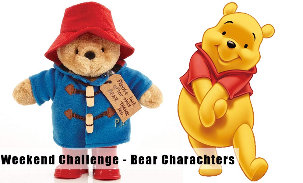 Weekend Art Challenge – Bear Characters