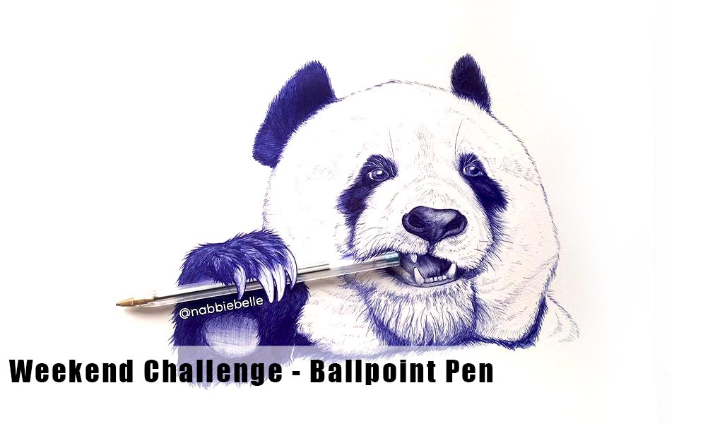 Weekend Art Challenge – Ballpoint Pen!