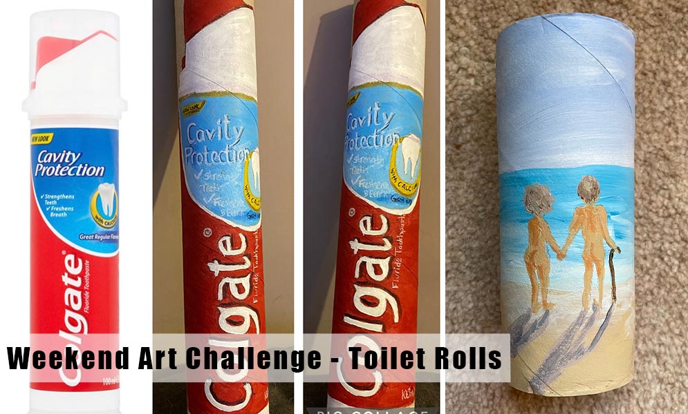 Weekend Art Challenge – Toilet Rolls!
