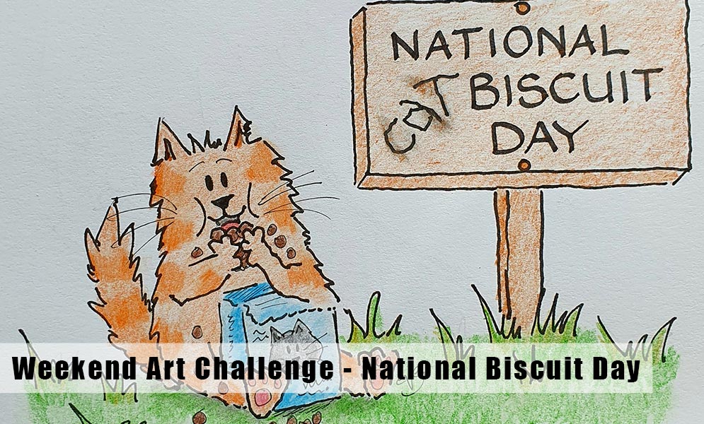 Weekend Art Challenge – National Biscuit Day