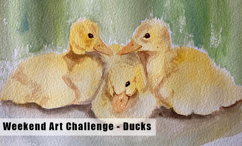 Weekend Art Challenge – Ducks
