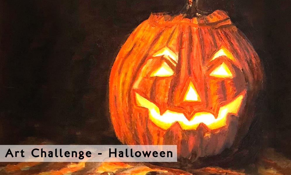Weekend Art Challenge - Halloween!